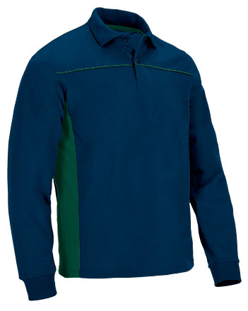 Polo manica lunga bicolore Thunder