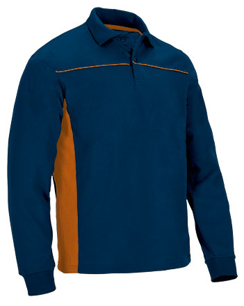 Polo manica lunga bicolore Thunder