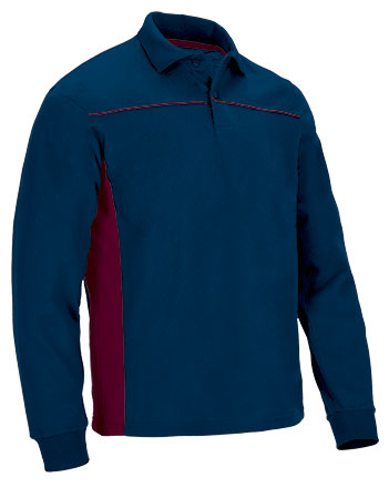 Polo manica lunga bicolore Thunder