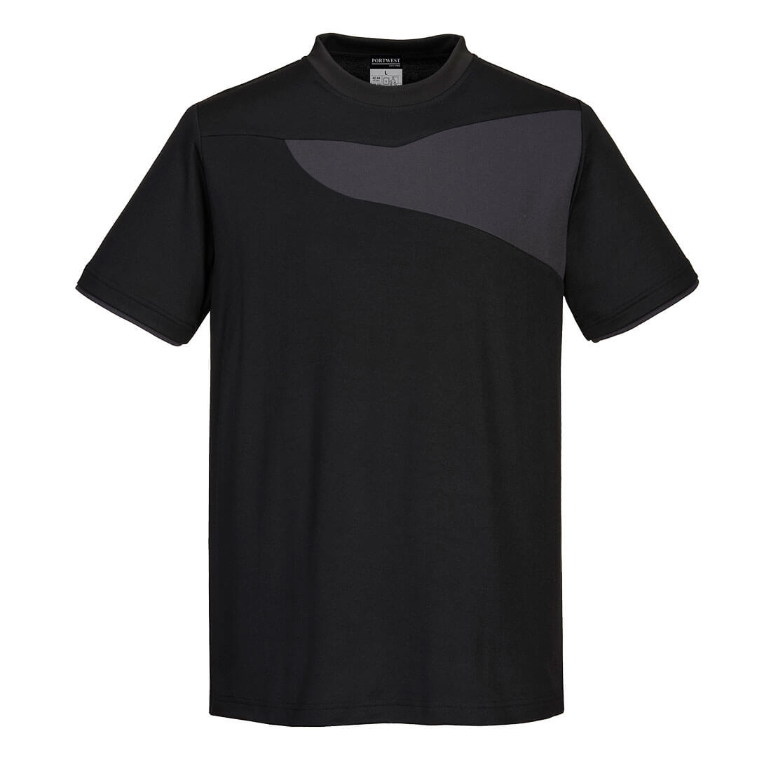 PW211BZR - Camiseta Alta Visibilidad Confort Algodón Bicolor
