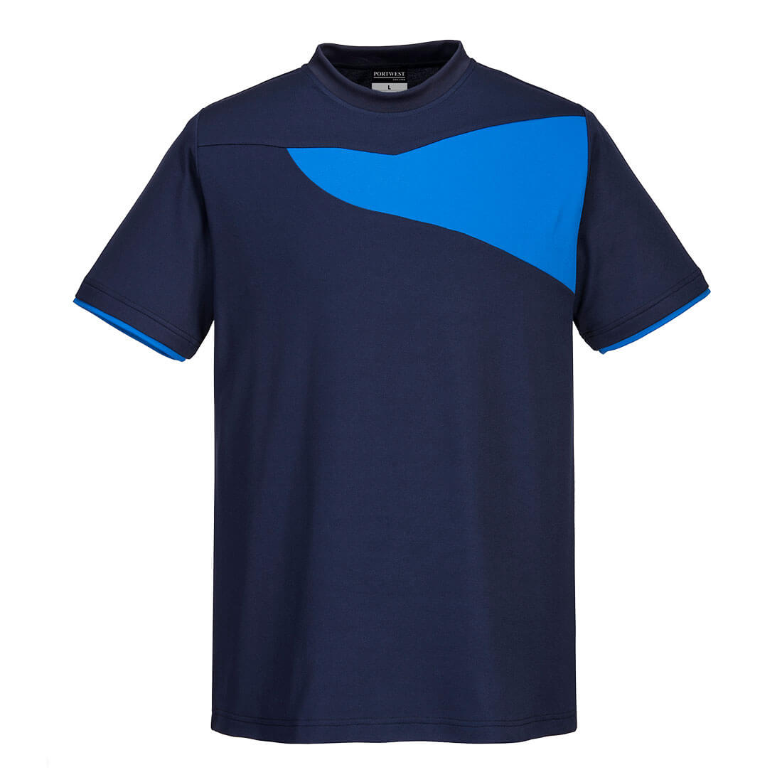 PW211NRR - Camiseta Alta Visibilidad Confort Algodón Bicolor