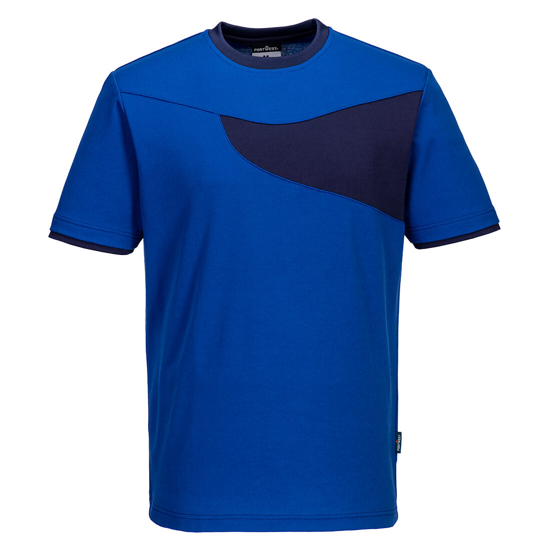 PW211RNA - Camiseta Alta Visibilidad Confort Algodón Bicolor