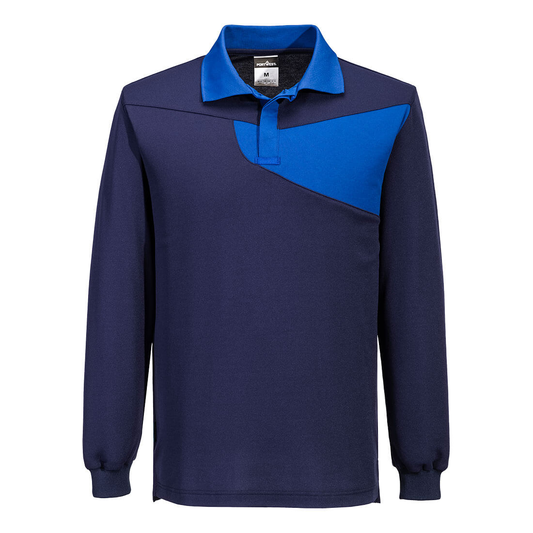 PW218NRR - Polo maniche lunghe PW2 Cotton Comfort Hi-Vis