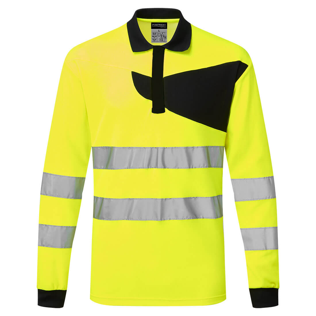 PW220YBR - Polo de alta visibilidad PW2 L/S