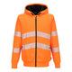 PW321ORR - PW321 Sudadera de invierno con capucha y cremallera Hi-Vis