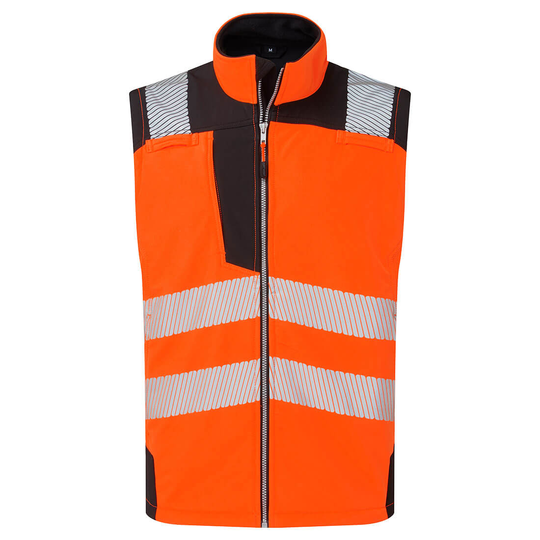 PW325OBR - Chaleco Softshell de alta visibilidad (3L)