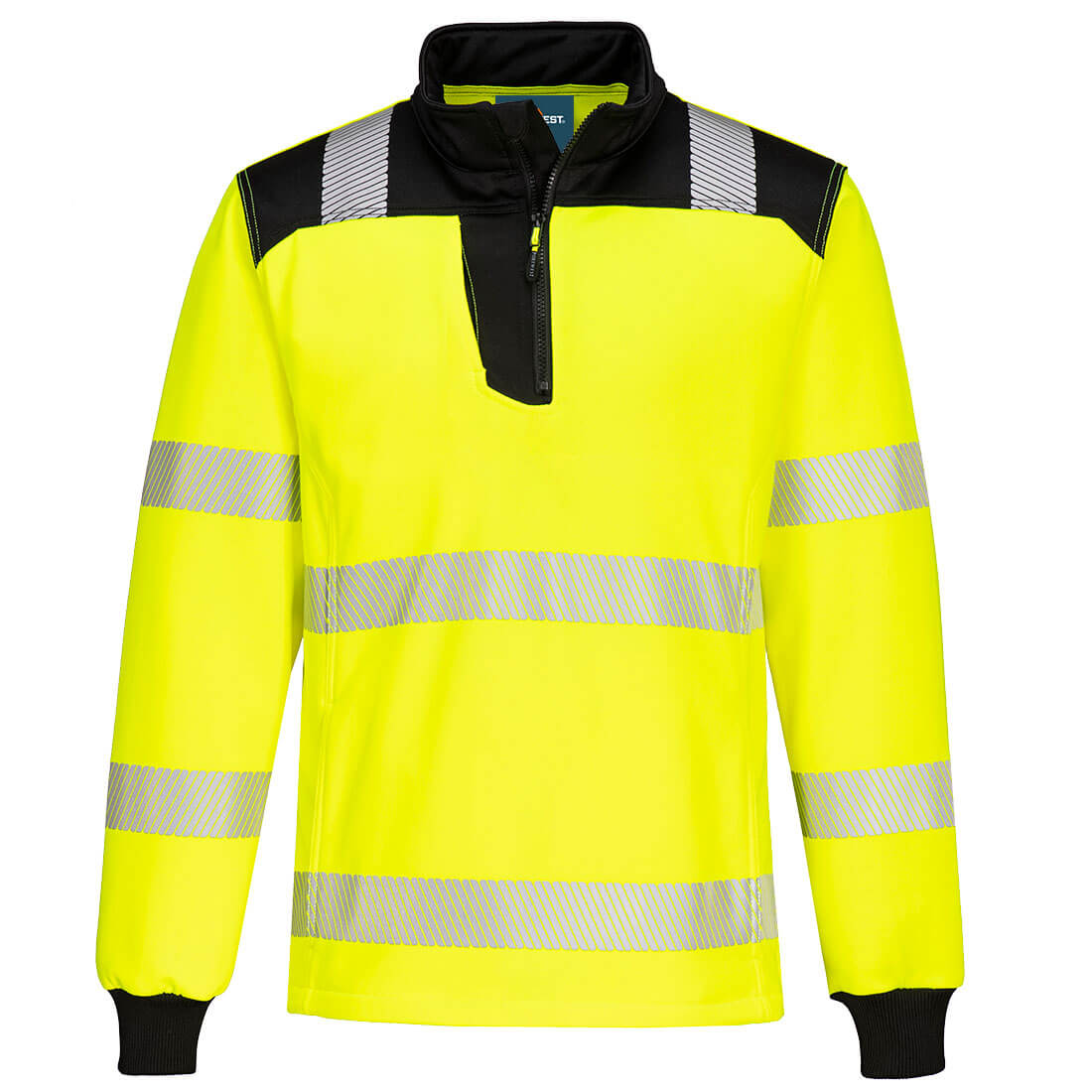 PW326YBR - PW3 Hi-Vis 1/4 Zip Sweatshirt