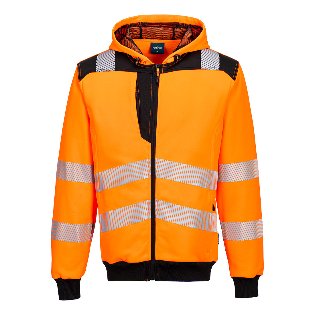 PW327OBR - Sudadera con capucha de alta visibilidad PW3