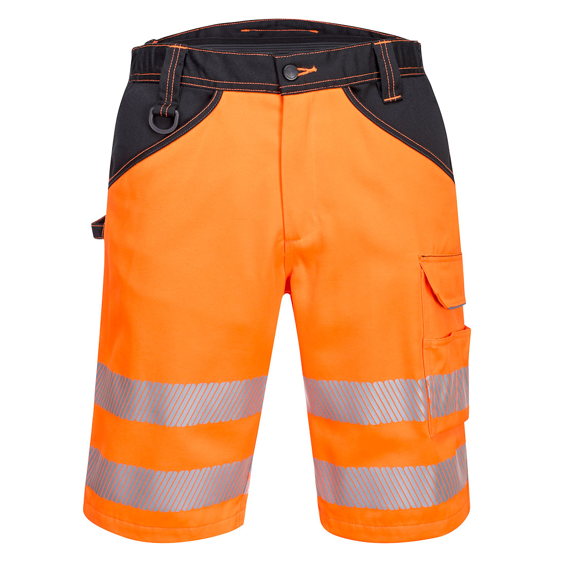 PW348OBR - PW3 Bermudas de alta visibilidad