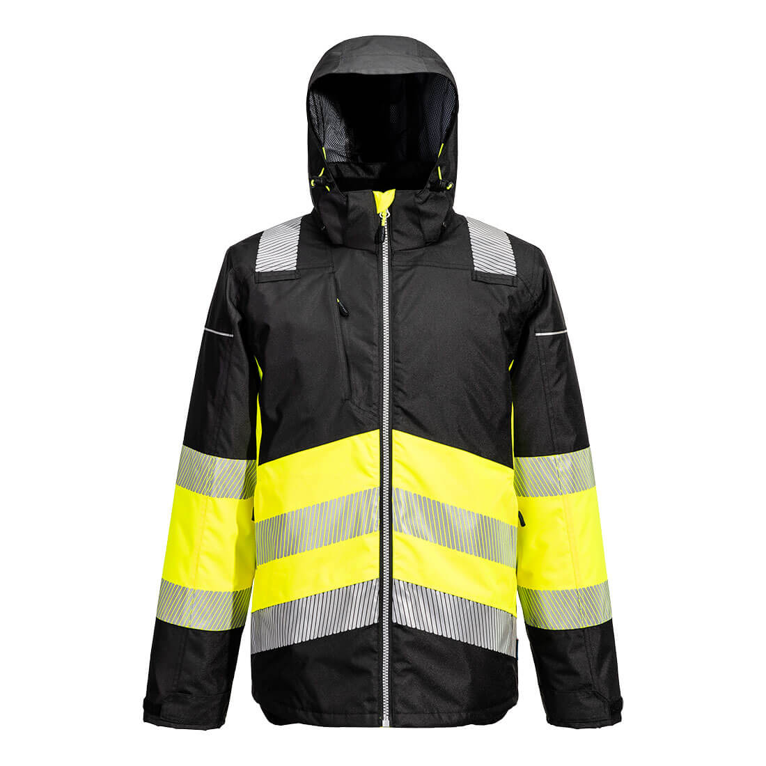 PW364YBR - Chaqueta de invierno pw3 de alta visibilidad clase 1