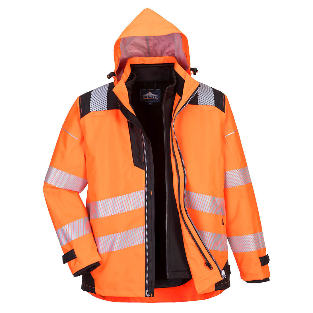 PW365OBR - Giacca PW3 Hi-Vis 3 in 1
