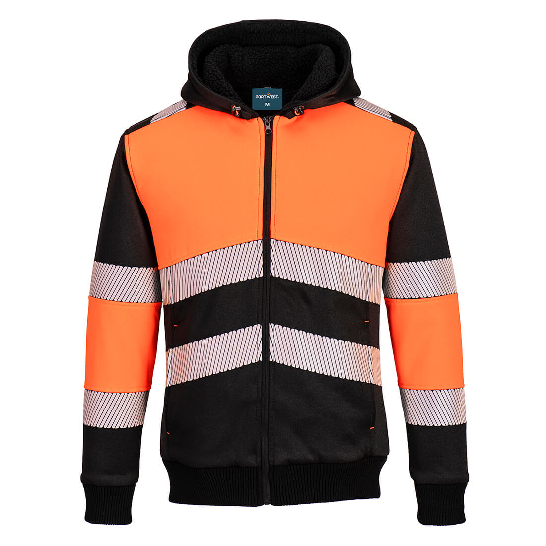 PW377OBR - PW3 Sudadera de invierno con capucha y cremallera Clase 1