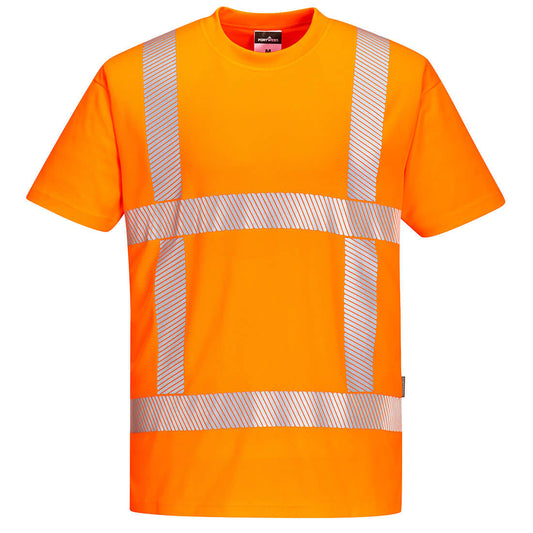 R413ORR - Camiseta manga corta PW3 Alta Visibilidad