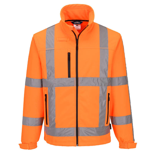 R462ORR - Chaqueta Softshell de alta visibilidad RWS 3L