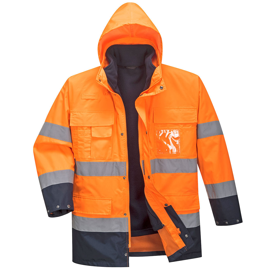S162ONR - Giacca Lite 3 in 1 Hi-Vis
