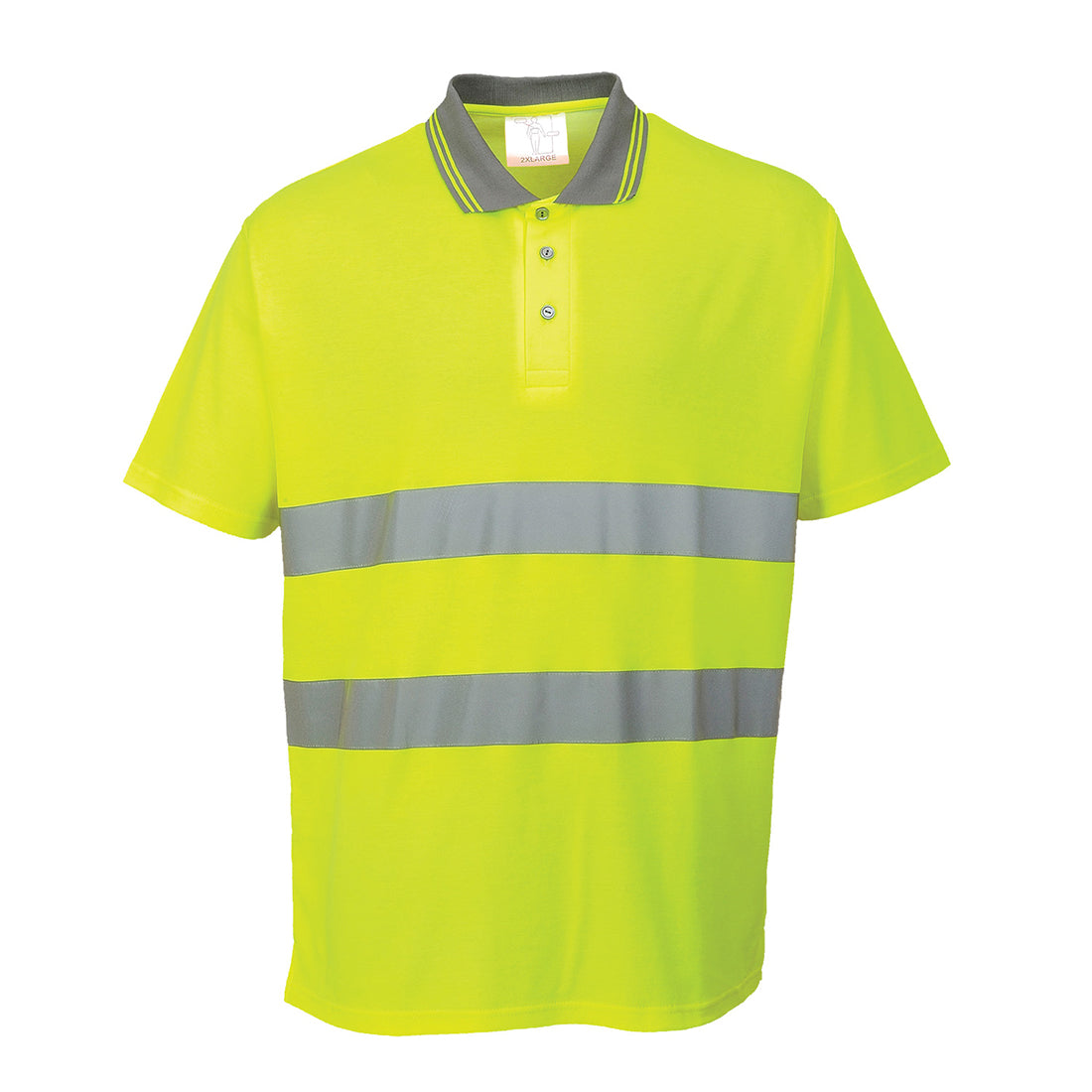 S171YER - Polo Algodón Confort Alta Visibilidad S/S