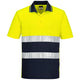 S175YNR - Polo leggera a contrasto ad alta visibilità S/S