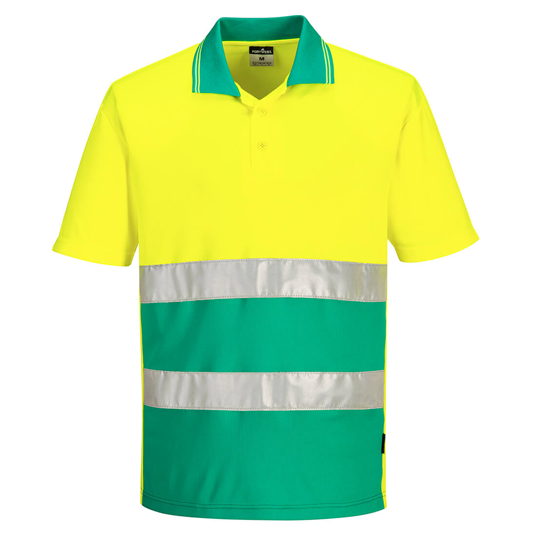 S175YTR - Polo leggera a contrasto ad alta visibilità S/S