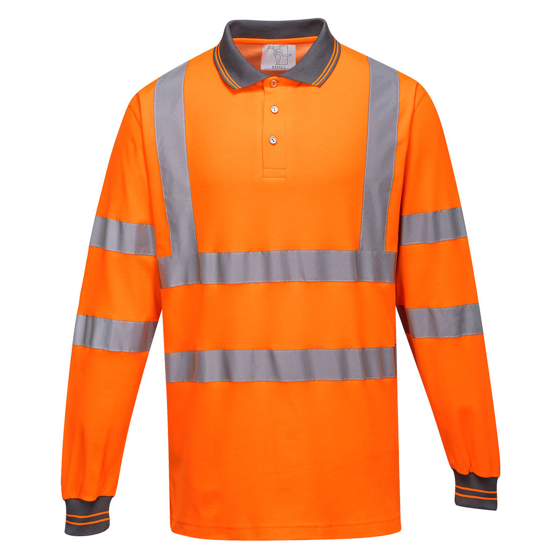 S271ORR - Polo maniche lunghe Cotton Comfort Hi-Vis