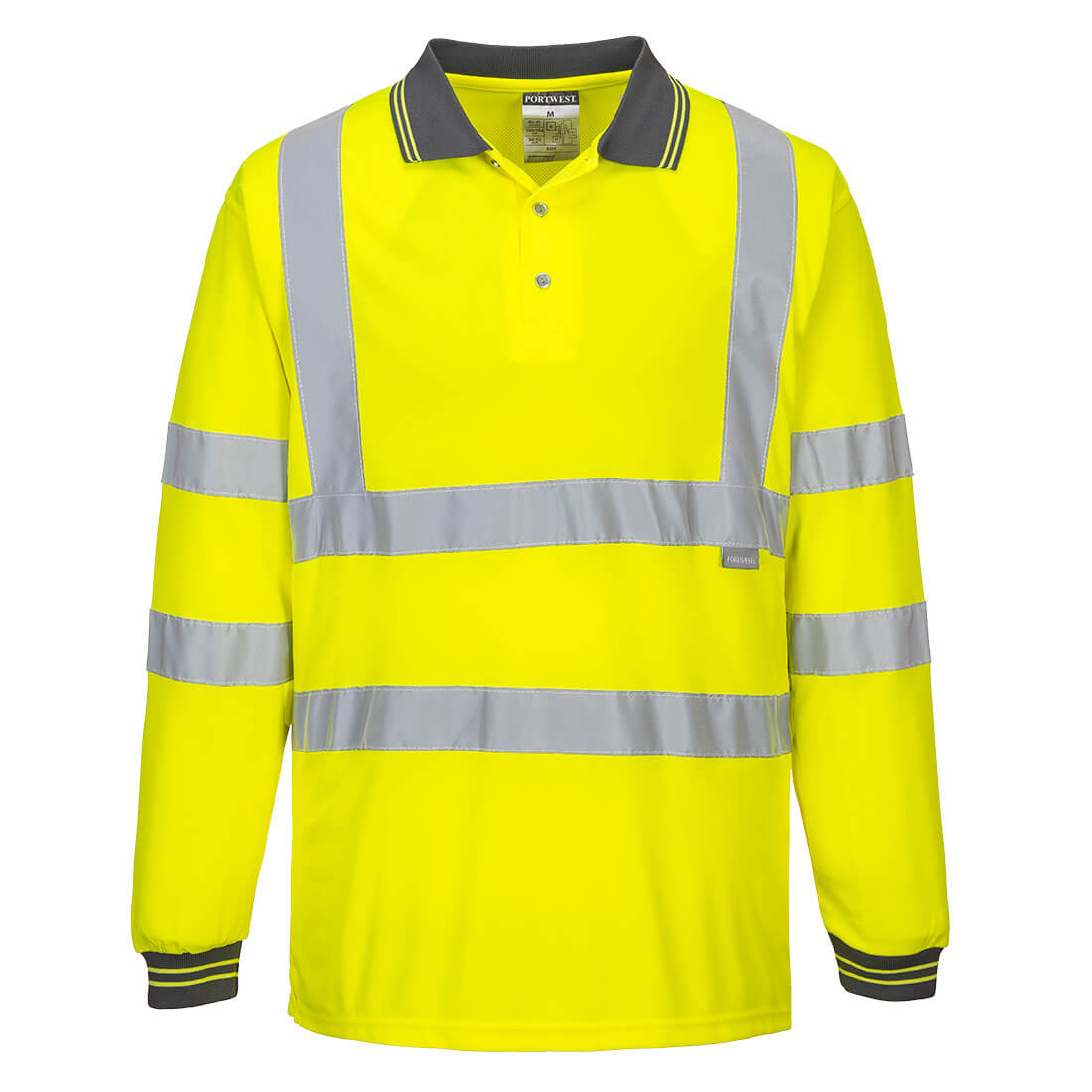 S277YER - Polo maniche lunghe Hi-Vis