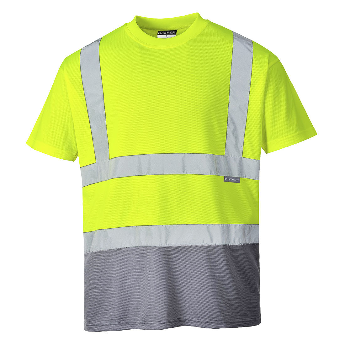 S378YGY - T-shirt bicolore - Hi-Vis