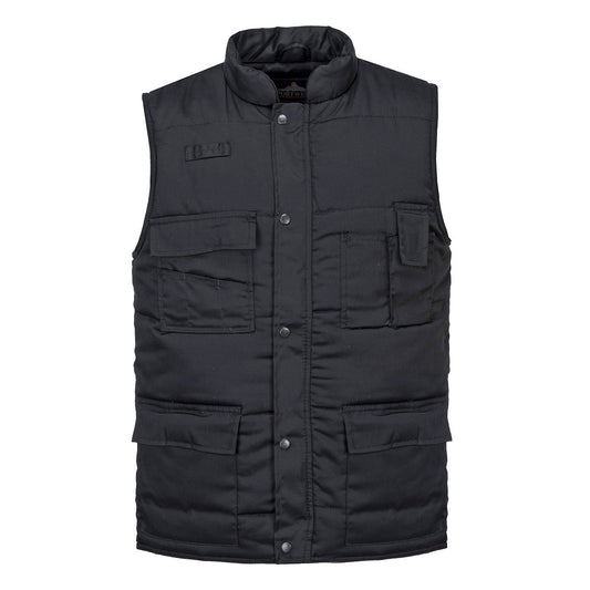 S414BKR - Chaleco acolchado Shetland
