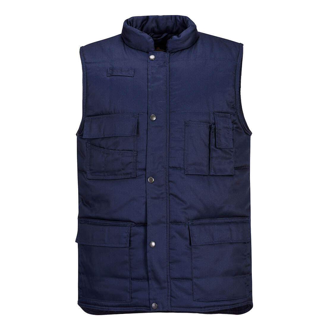 S414NAR - Gilet imbottito Shetland