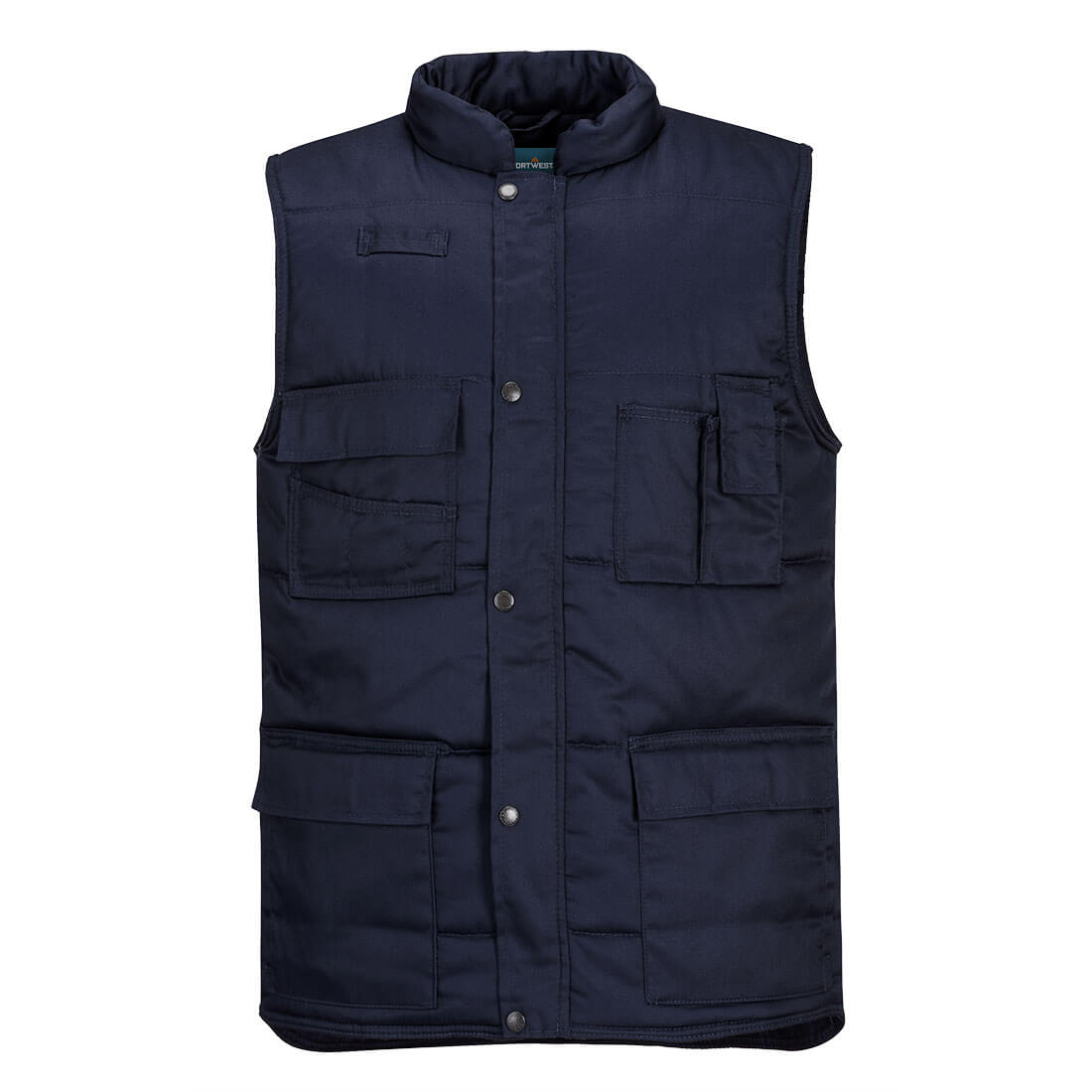 S414NVR - Gilet imbottito Shetland