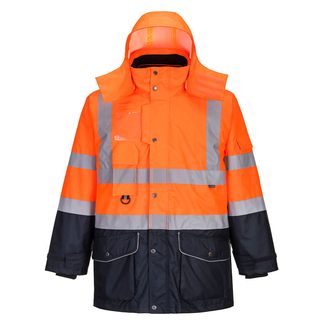 S426ONR - Giacca Traffic bicolore 7 in 1 Hi-Vis