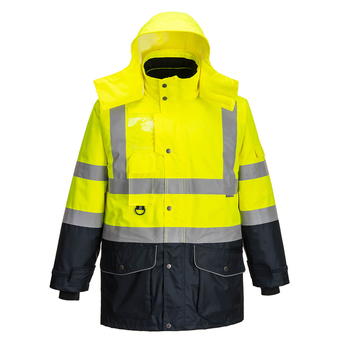 S426YNR - Giacca Traffic bicolore 7 in 1 Hi-Vis