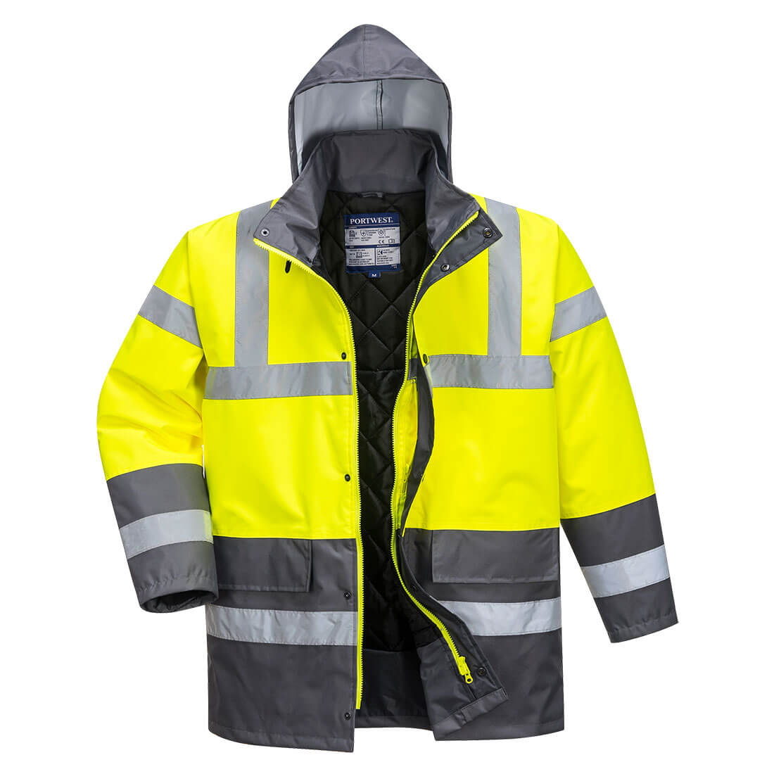 S466YGY - Giacca Traffic Bicolore Hi-Vis