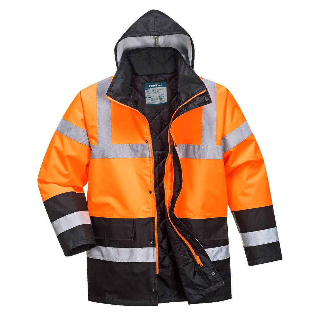 S467OBR - Giacca Traffic Bicolore Hi-Vis