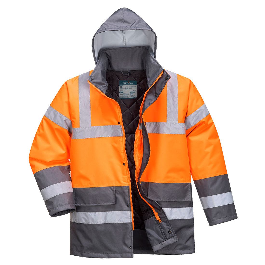S467OGY - Giacca Traffic Bicolore Hi-Vis