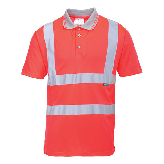 S477RER - Polo maniche corte Hi-Vis