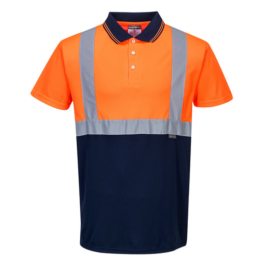 S479ONR - Polo bicolore Hi-Vis