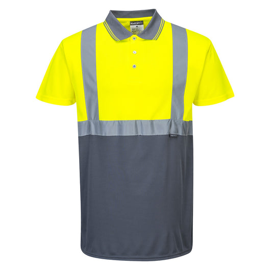 S479YGY - Polo bicolore Hi-Vis