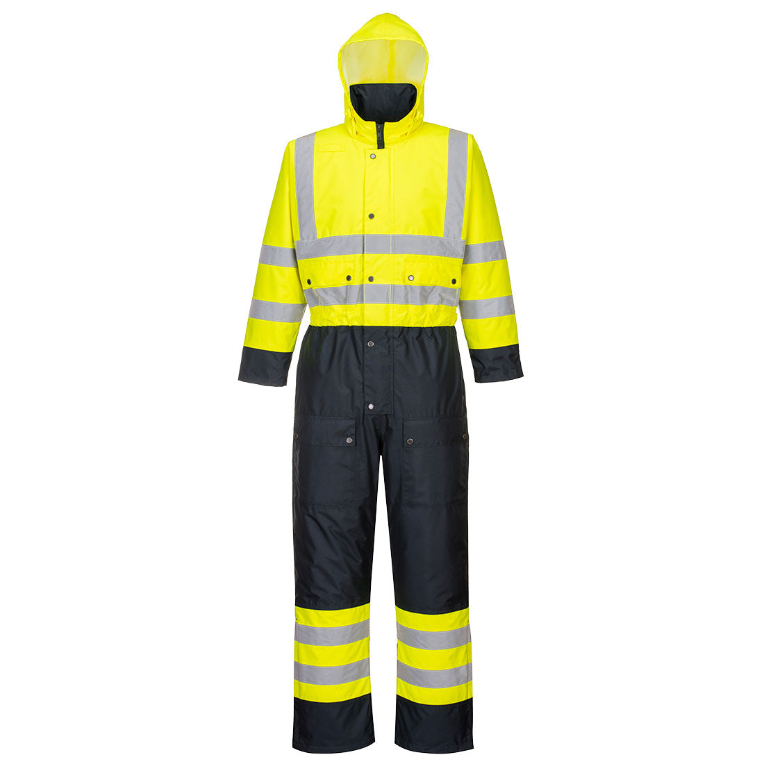 S485YNR - Tuta bicolore Hi-Vis - foderata