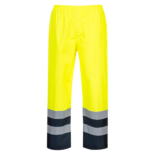 S486YER - Pantaloni Traffic bicolore Hi-Vis