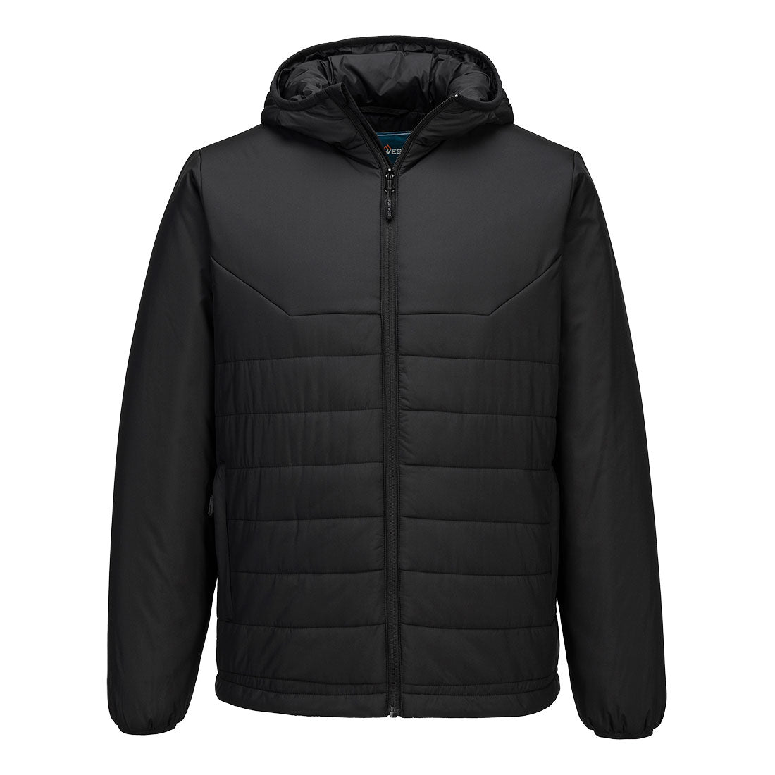 S608BKR - Hooded Insulated Baffle Jacket