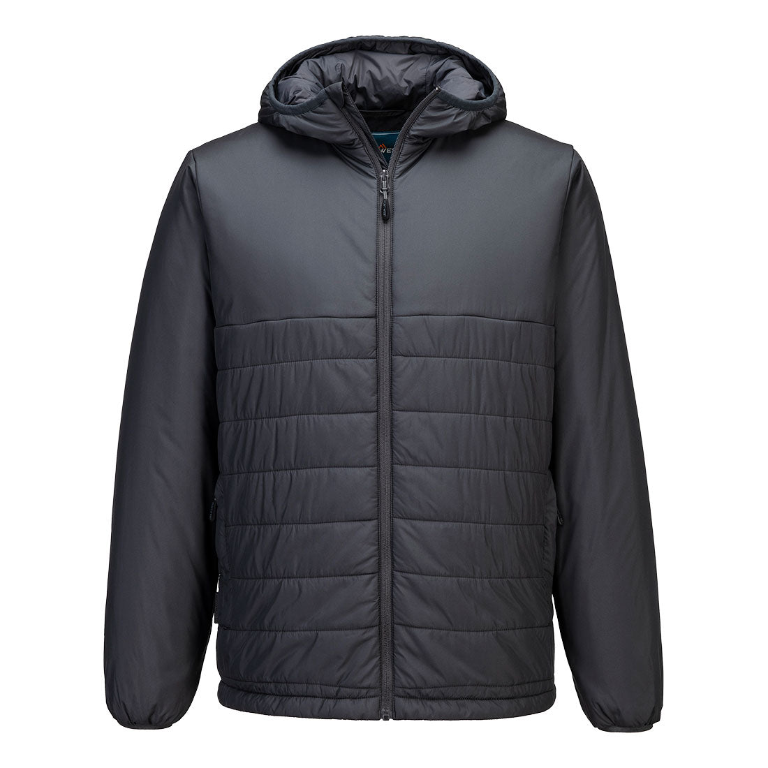 S608MGR - Hooded Insulated Baffle Jacket