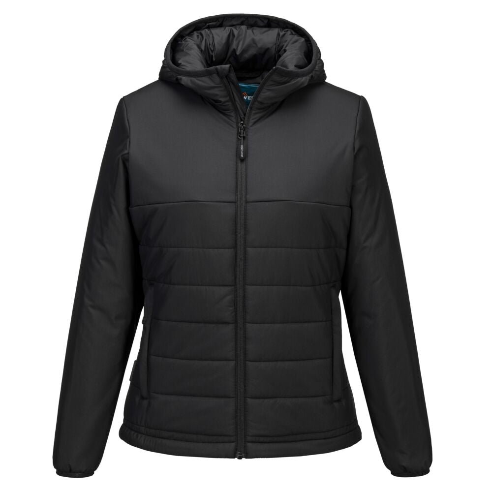 S613BKR - Women's Hooded Baffle Jacket
