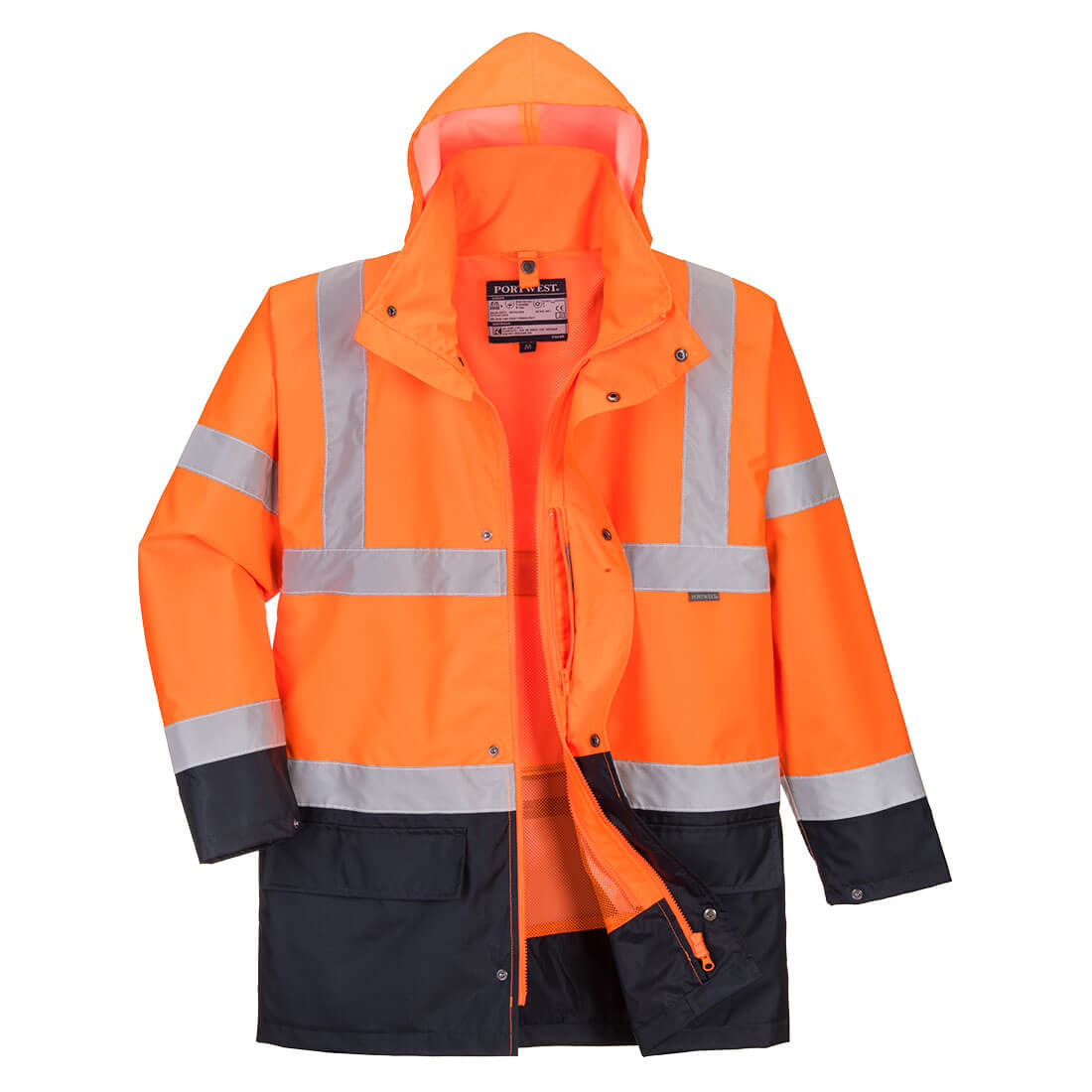 S766ONR - Giacca Essential Hi-Vis bicolore 5 in 1
