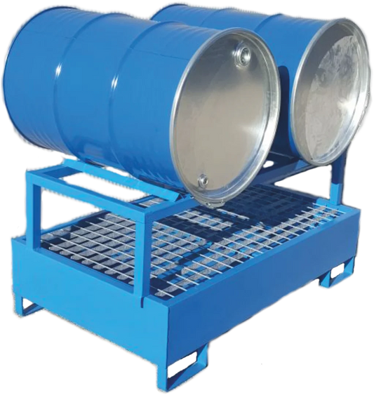 Supporto per 2 fusti verniciato SUP002V