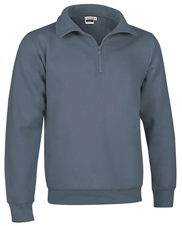 Felpa con mezza zip Wood