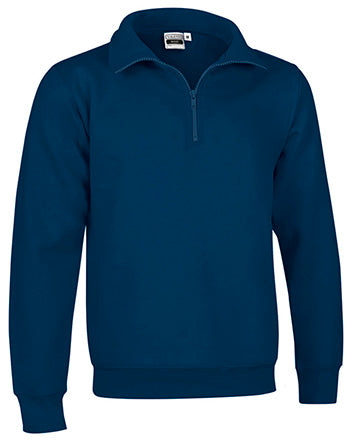 Felpa con mezza zip Wood