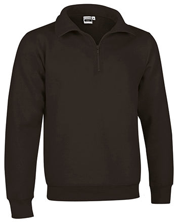Felpa con mezza zip Wood