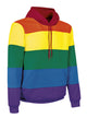 Felpa con cappuccio Rainbow
